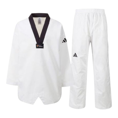 Uniforme Taekwondo Adidas Adi Fighter EliteTejido Premium Eco para Competidores de Alto Nivel Talla 170