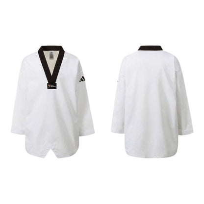 Uniforme Taekwondo Adidas Adi Fighter EliteTejido Premium Eco para Competidores de Alto Nivel Talla 170