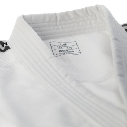 Uniforme Judo Adidas Club Con Cinturon J350P Algodon Poliester Tejido Reforzado Intermedio Avanzado