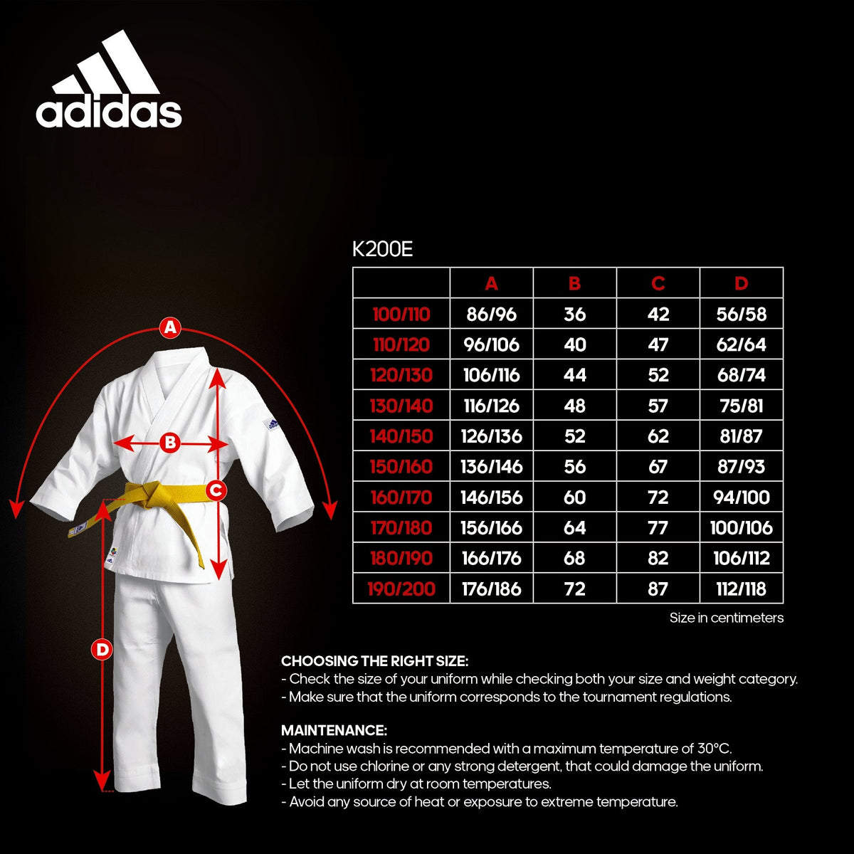 Uniforme Karate Adidas Adistar K200 WKF Premium Aprobado Federacion Mundial con Cinturon Incluido
