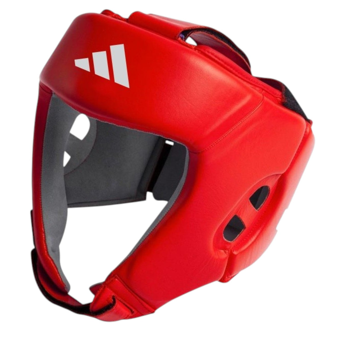 Cabezal de Boxeo Adidas IBA Cuero Satinado Aprobado por la IBA para Competicion Amateur y Olimpica