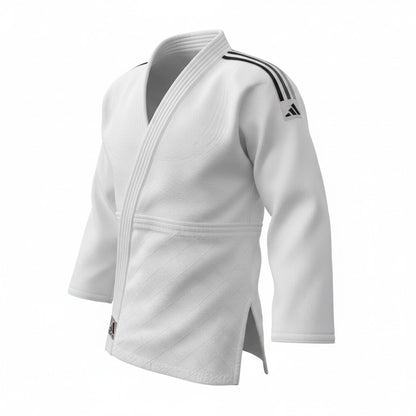 Uniforme Judo Adidas Club Con Cinturon J350P Algodon Poliester Tejido Reforzado Intermedio Avanzado