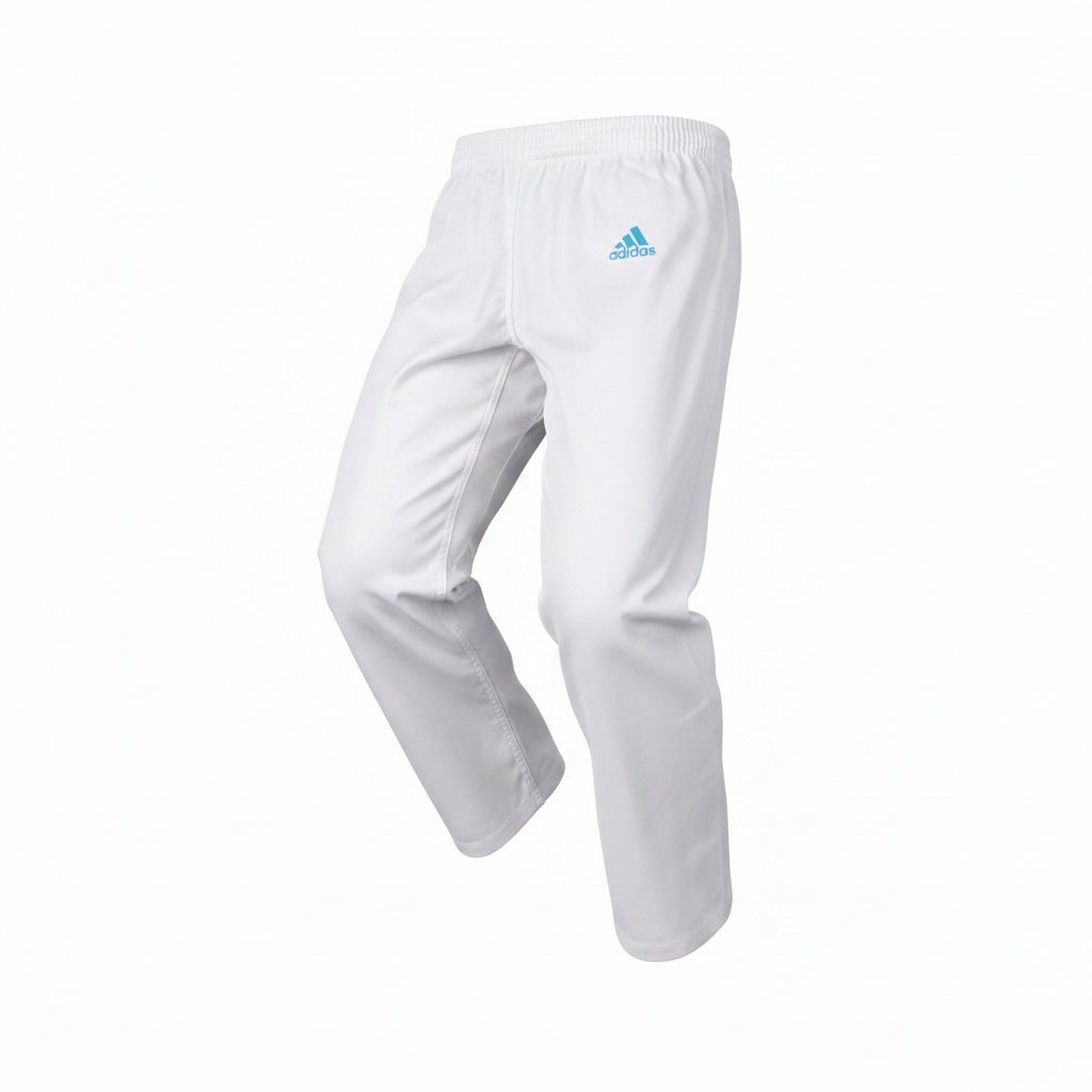 Uniforme Judo Adidas Evolution II J250E Blanco Algodon Poliester para Principiantes y Practica Habitual Sin Cinturon