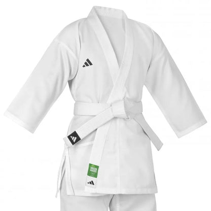 Uniforme Karate Adidas Evolution K200E WKF con Cinturon Juvenil Aprobado Federacion Mundial