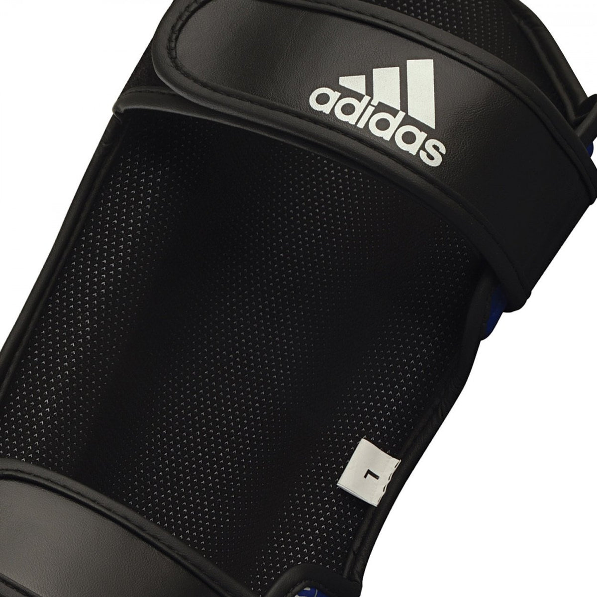 Espinillera Adidas Pro Kickboxing ADIKBSI300 Rojo/Dorado Cuero Sintetico Padding EVA para Competicion y Entrenamiento