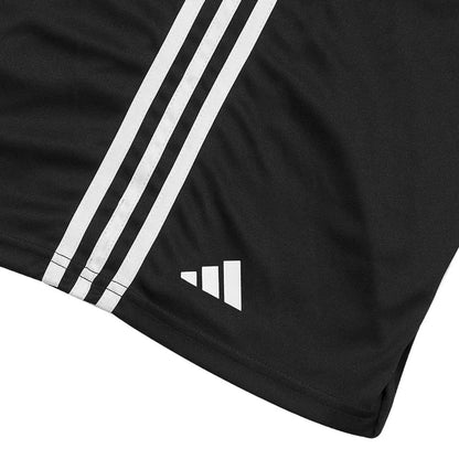 Short de Boxeo Adidas BTS02 Poliester Cintura Elastica con Cordon Negro/Blanco para Entrenamiento y Competicion