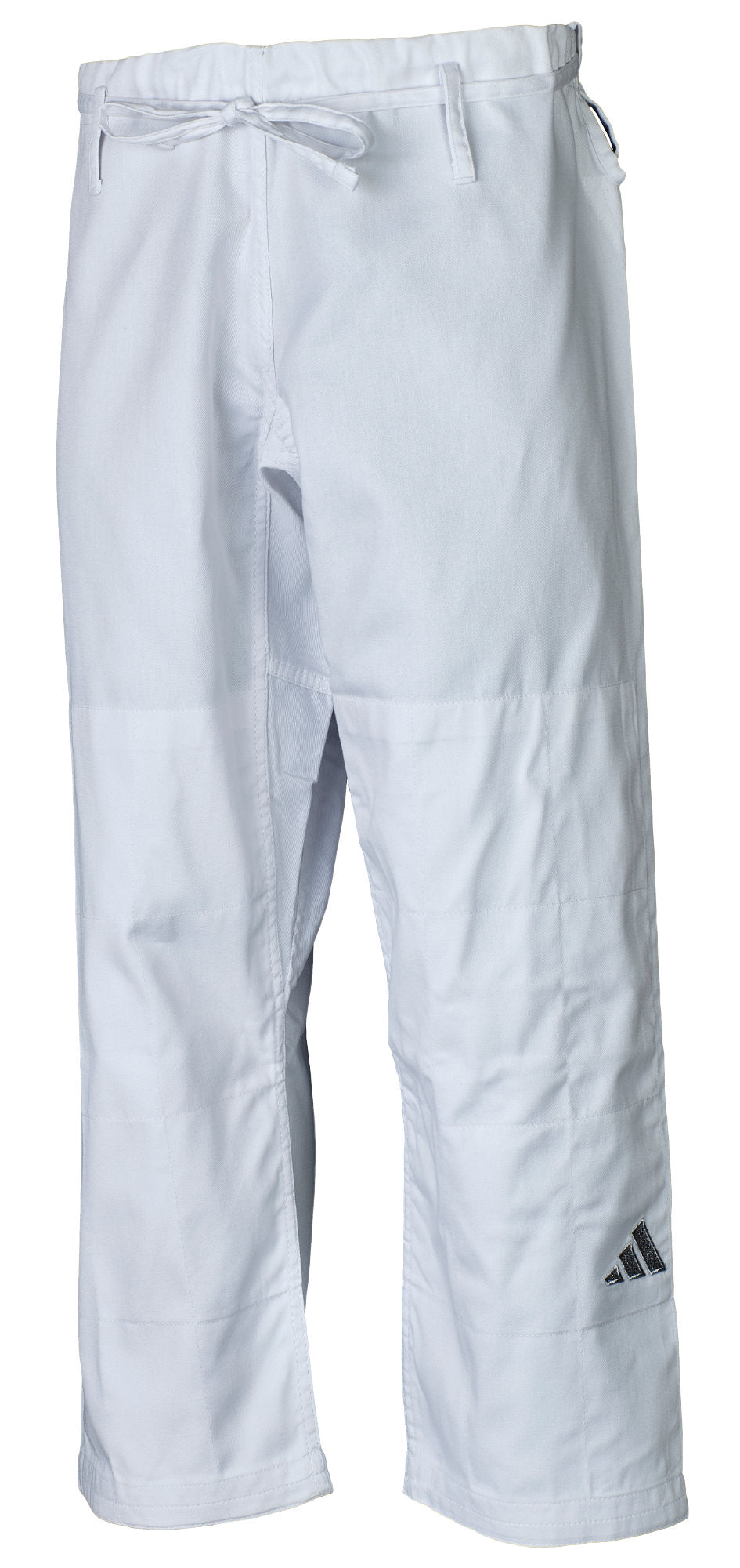 Uniforme Judo Adidas Contest J650P Blanco/Plateado Premium para Competicion Nacional y Entrenamiento Profesional