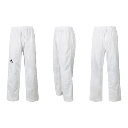 Uniforme Taekwondo Adidas Champion II WT 100% Poliester Premium Aprobado para Competicion Cuello Negro Blanco Talla 180