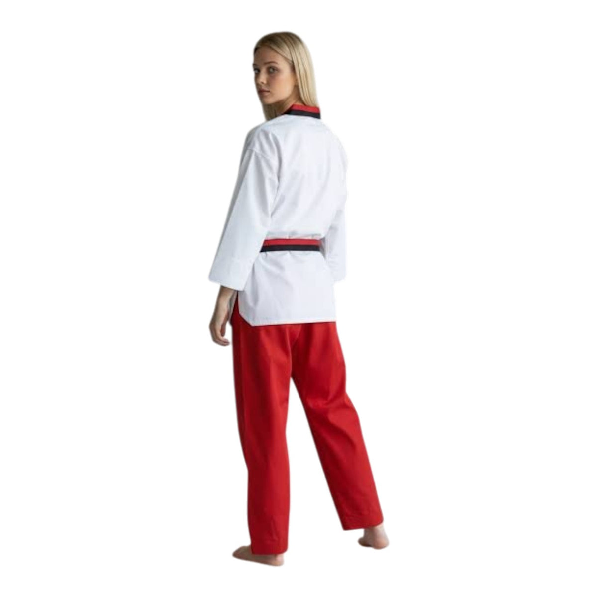 Uniforme Taekwondo Adidas Poomsae Young Women WT Premium para Competidoras Juveniles Femeninas