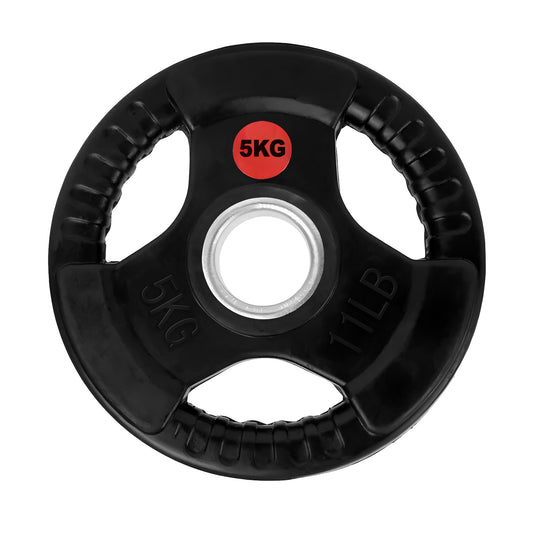 Disco Olímpico Fundición En Goma C/agarre 5kg - Rhino