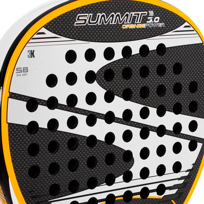 Paleta Summit 3.0 Orange Power Carbono 3k - Softee
