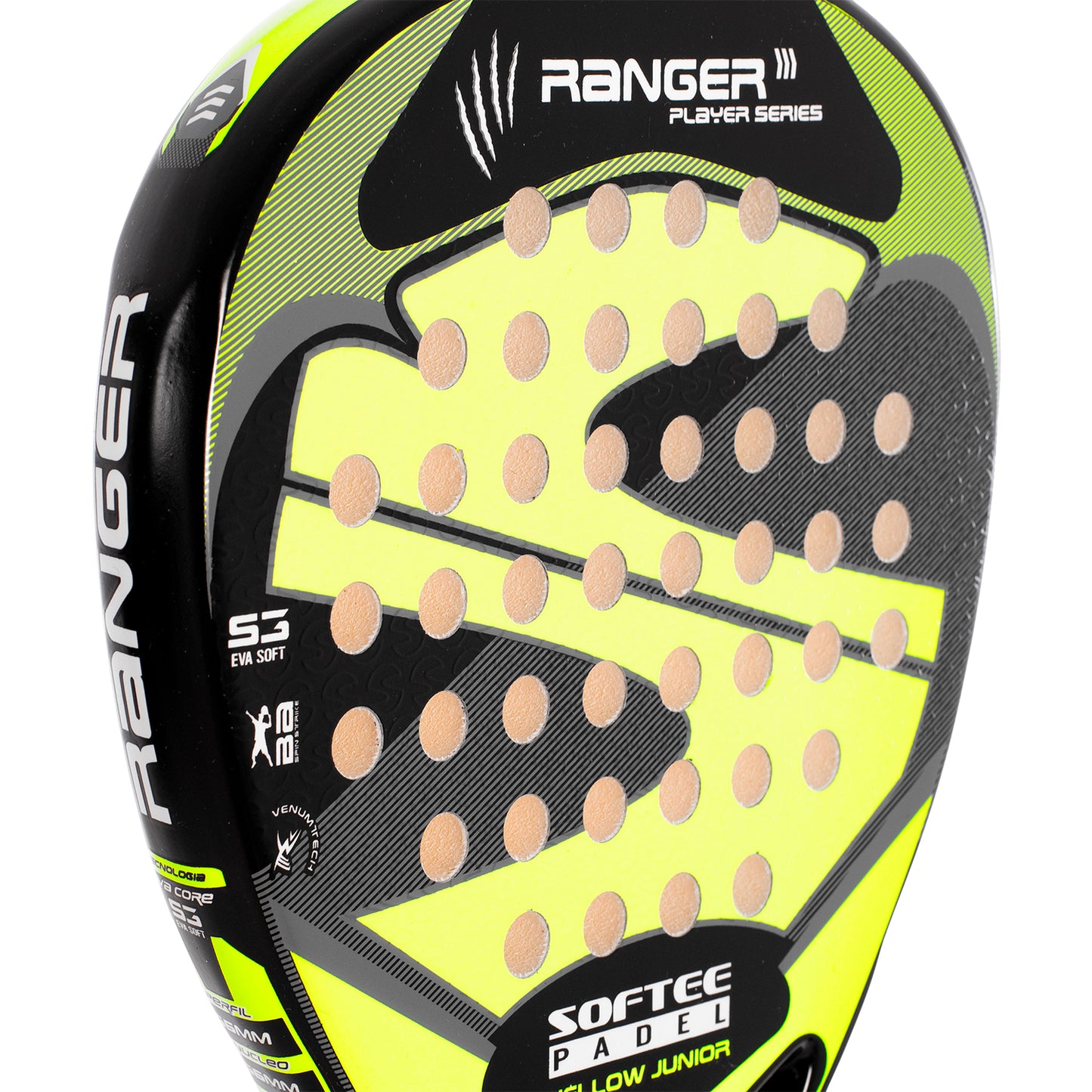 Paleta Pádel Ranger Junior Fibra Vidrio Eva Soft S3 - Softee