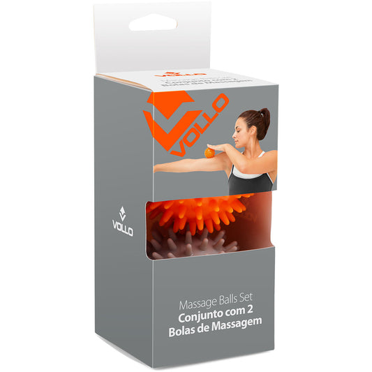Mini Pelota Rodillo Masaje Rehabilitacion Pilates X2 - Vollo