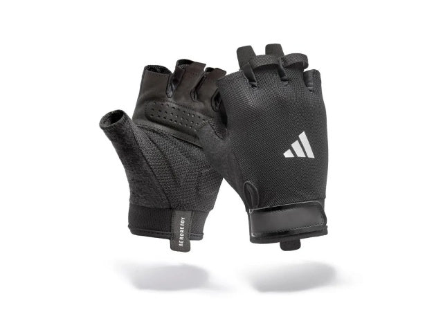 Guantes Entrenamiento ADIDAS Essential AeroReady Palma Gamuza Acolchada Gym Pesas Crossfit
